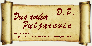 Dušanka Puljarević vizit kartica